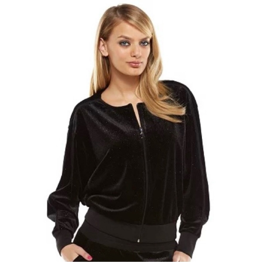 Juicy Couture Black Sparkle Tracksuit Jacket
